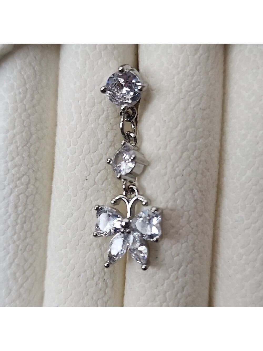 BUTTERFLY BELLY BUTTON RING Multi GEMS